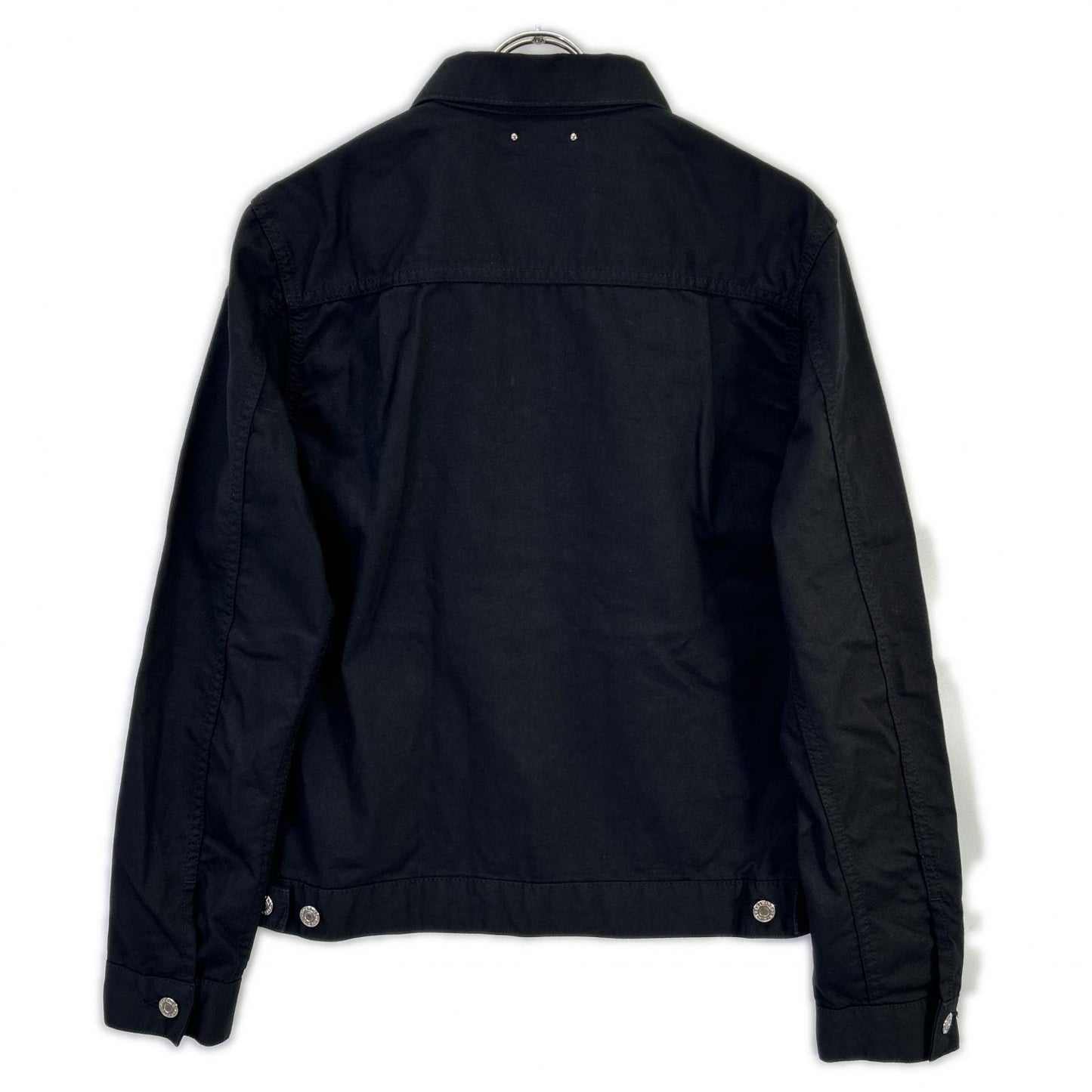 MINEDENIM Black STR Twill Denim Jacket Size 3