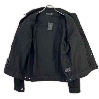 MINEDENIM Black STR Twill Denim Jacket Size 3