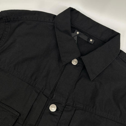 MINEDENIM Black STR Twill Denim Jacket Size 3