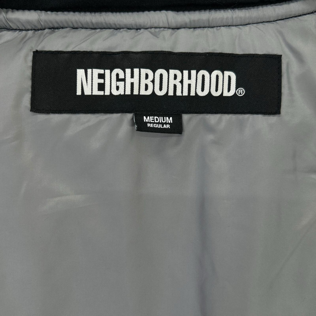 NEIGHBORHOOD 24AW Black Padded Tracker Vest Size M