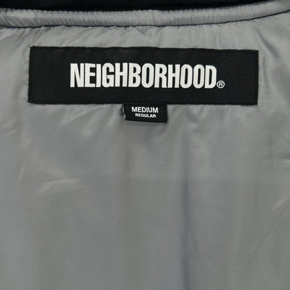 NEIGHBORHOOD 24AW Black Padded Tracker Vest Size M