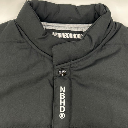 NEIGHBORHOOD 24AW Black Padded Tracker Vest Size M