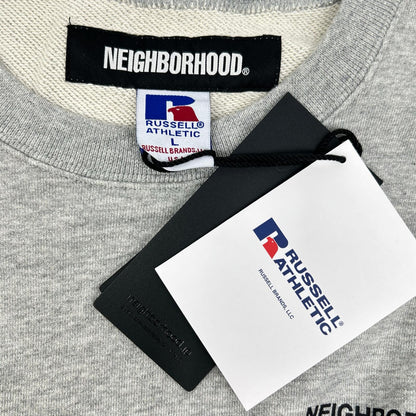 NEIGHBORHOOD x Russell 23SS Gray Crewneck Sweatshirt Size L