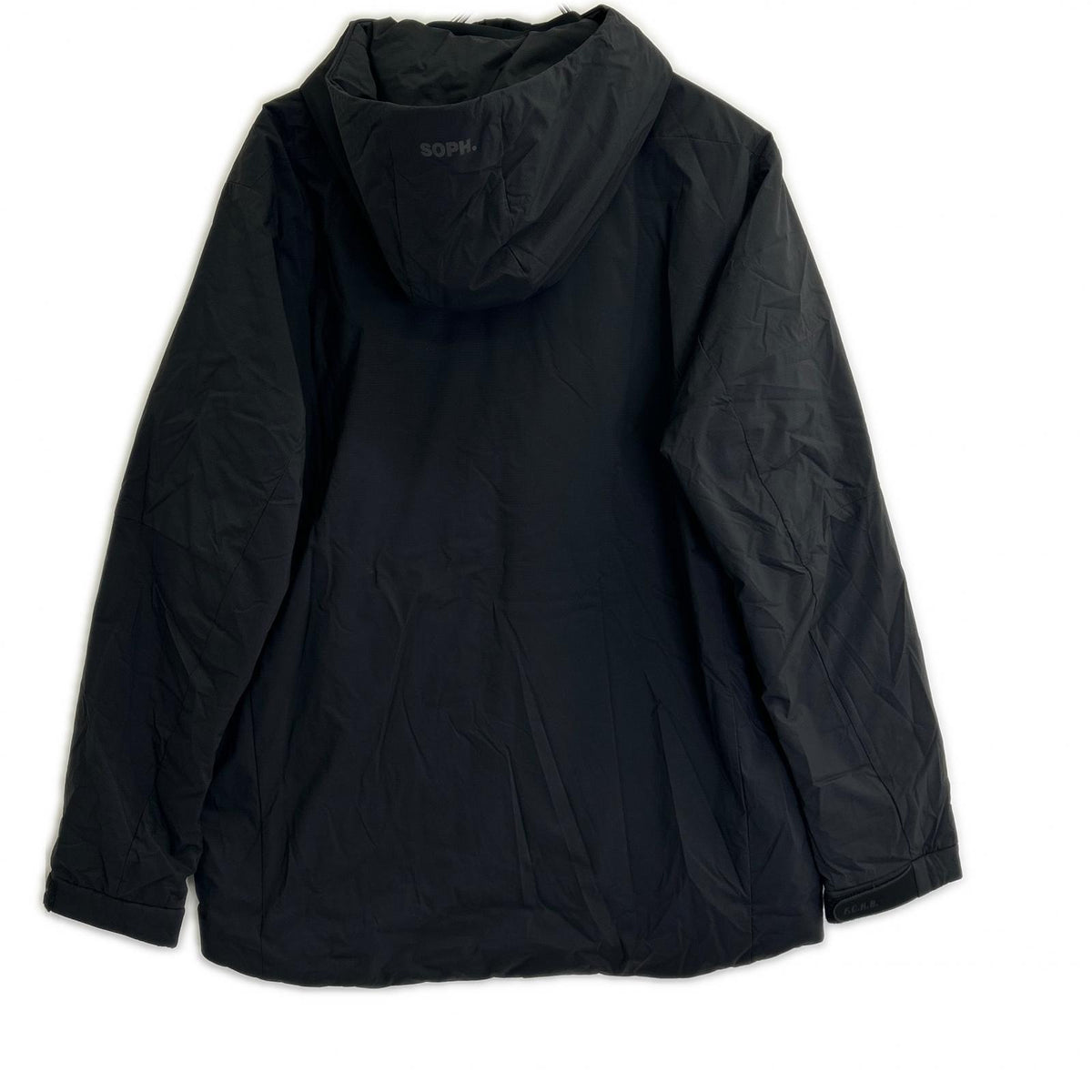 F.C.Real Bristol Black Padded Hooded Nylon Jacket Size M