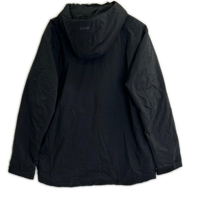 F.C.Real Bristol Black Padded Hooded Nylon Jacket Size M
