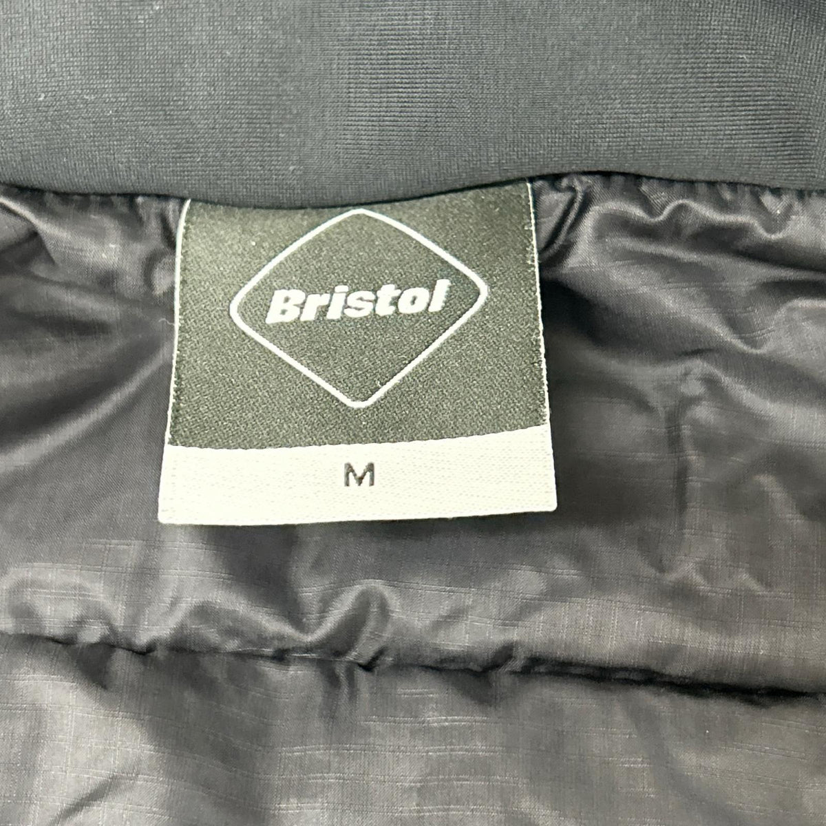 F.C.Real Bristol Black Padded Hooded Nylon Jacket Size M