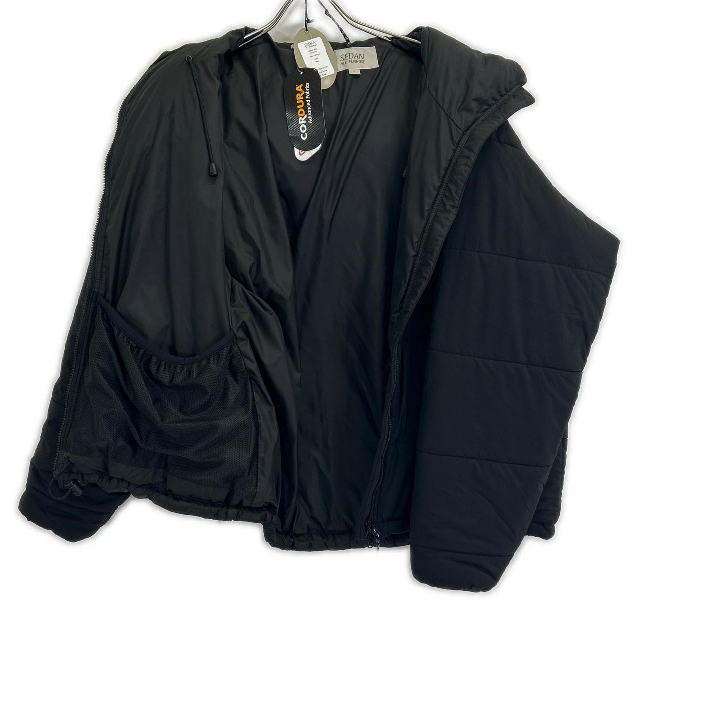 SEDAN ALL PURPOSE 24AW Black Polar Puff Parka Jacket Size L