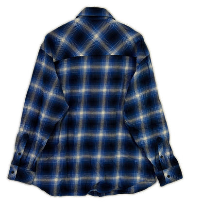Rafu 23SS Blue Standard Long Sleeve Check Shirt Size L
