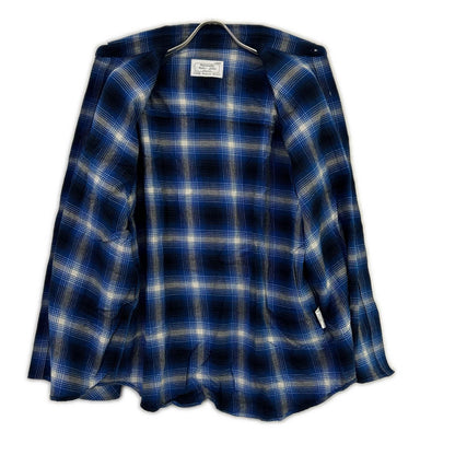 Rafu 23SS Blue Standard Long Sleeve Check Shirt Size L