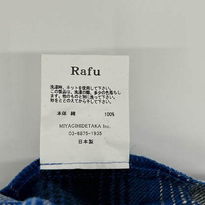 Rafu 23SS Blue Standard Long Sleeve Check Shirt Size L