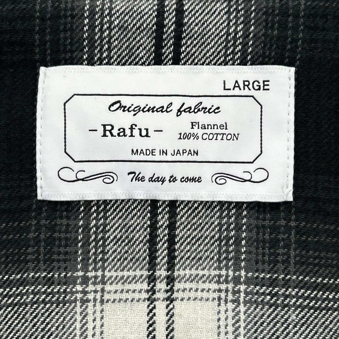 Rafu 23SS Black Distressed Western Shirt Size L