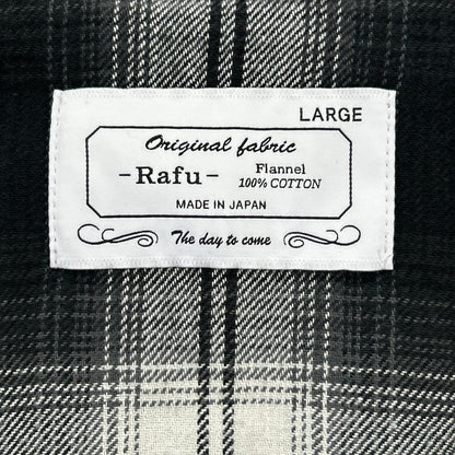 Rafu 23SS Black Distressed Western Shirt Size L
