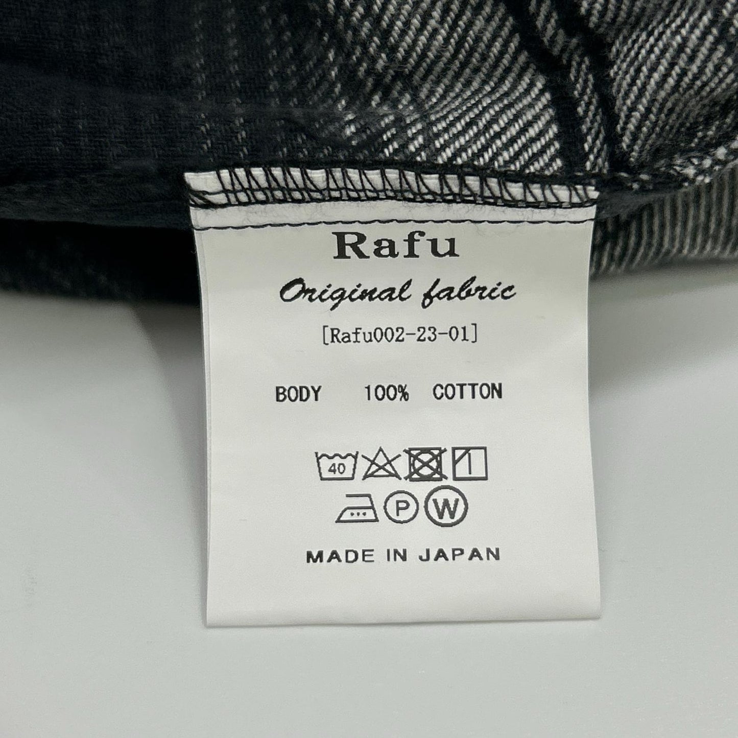 Rafu 23SS Black Distressed Western Shirt Size L