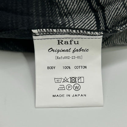 Rafu 23SS Black Distressed Western Shirt Size L