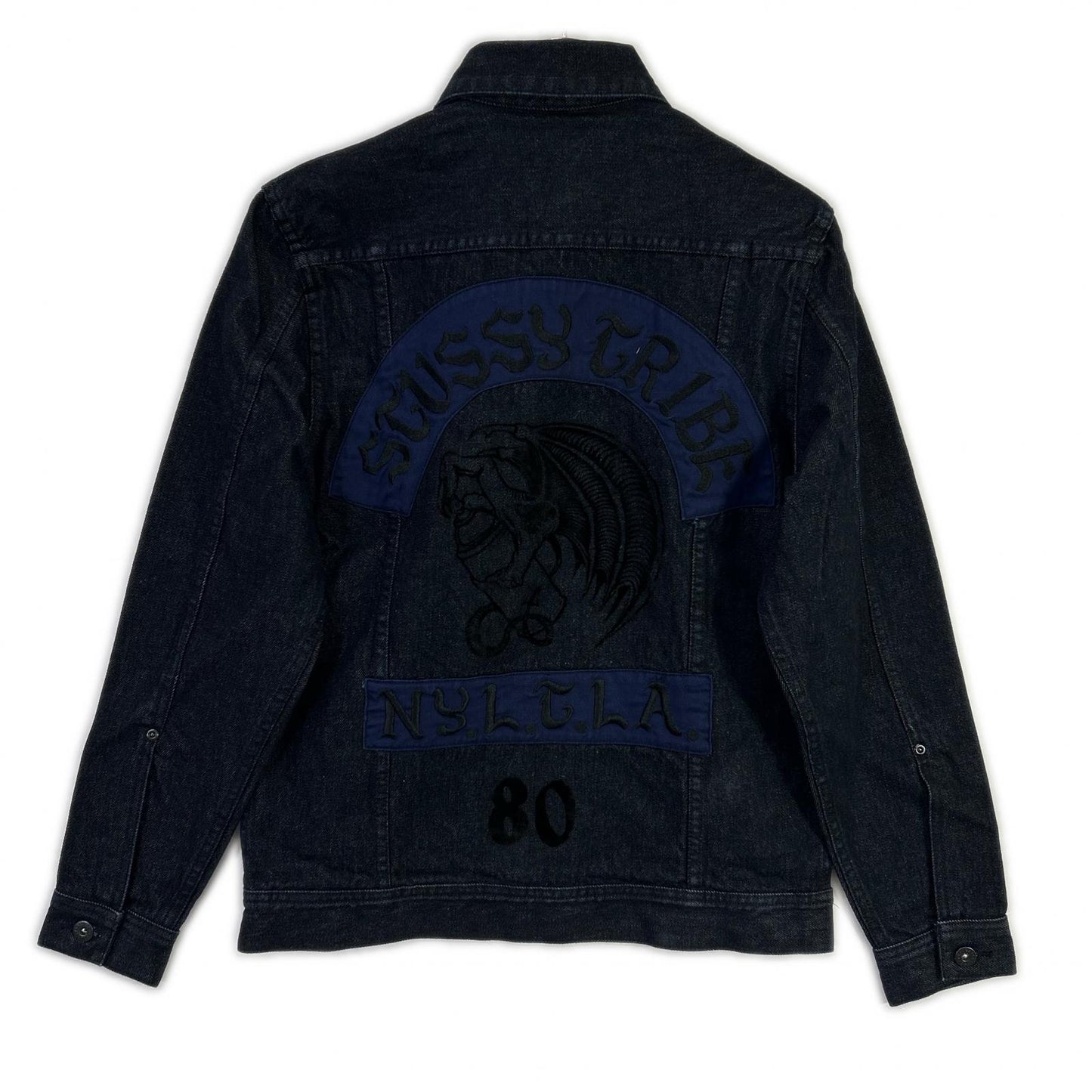 Stussy Authentic GEAR 00s Indigo Denim Jacket Size S