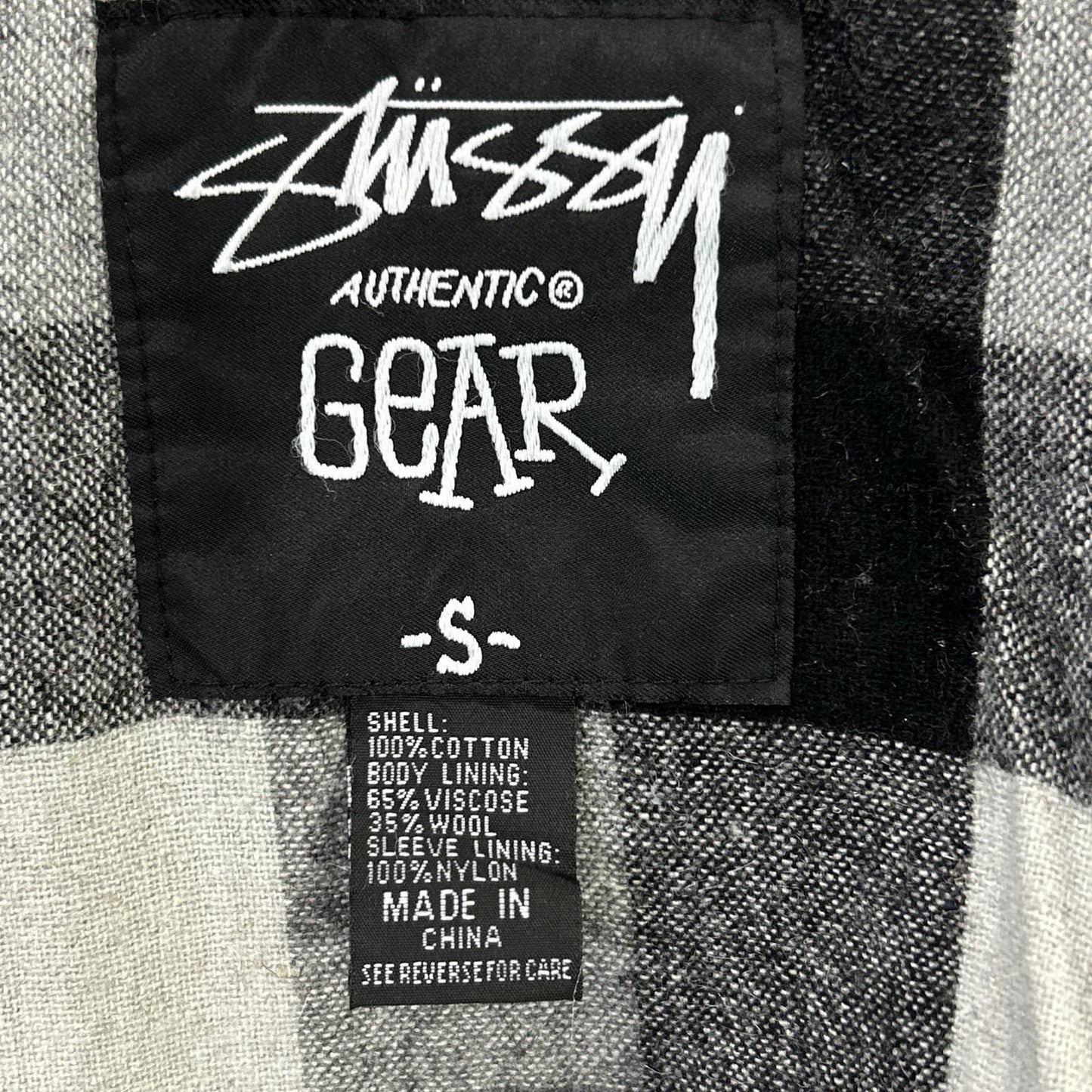 Stussy Authentic GEAR 00s Indigo Denim Jacket Size S