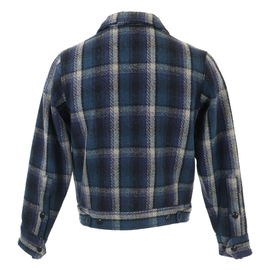 RRL Pawnee Plaid Talon Zip Sport Jacket Green Size XS