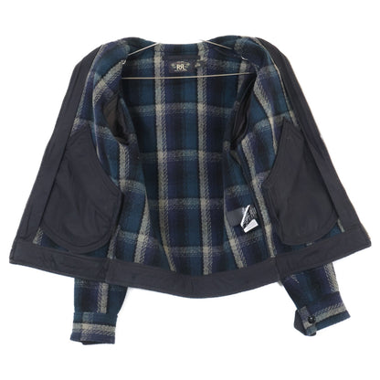 RRL Pawnee Plaid Talon Zip Sport Jacket Green Size XS