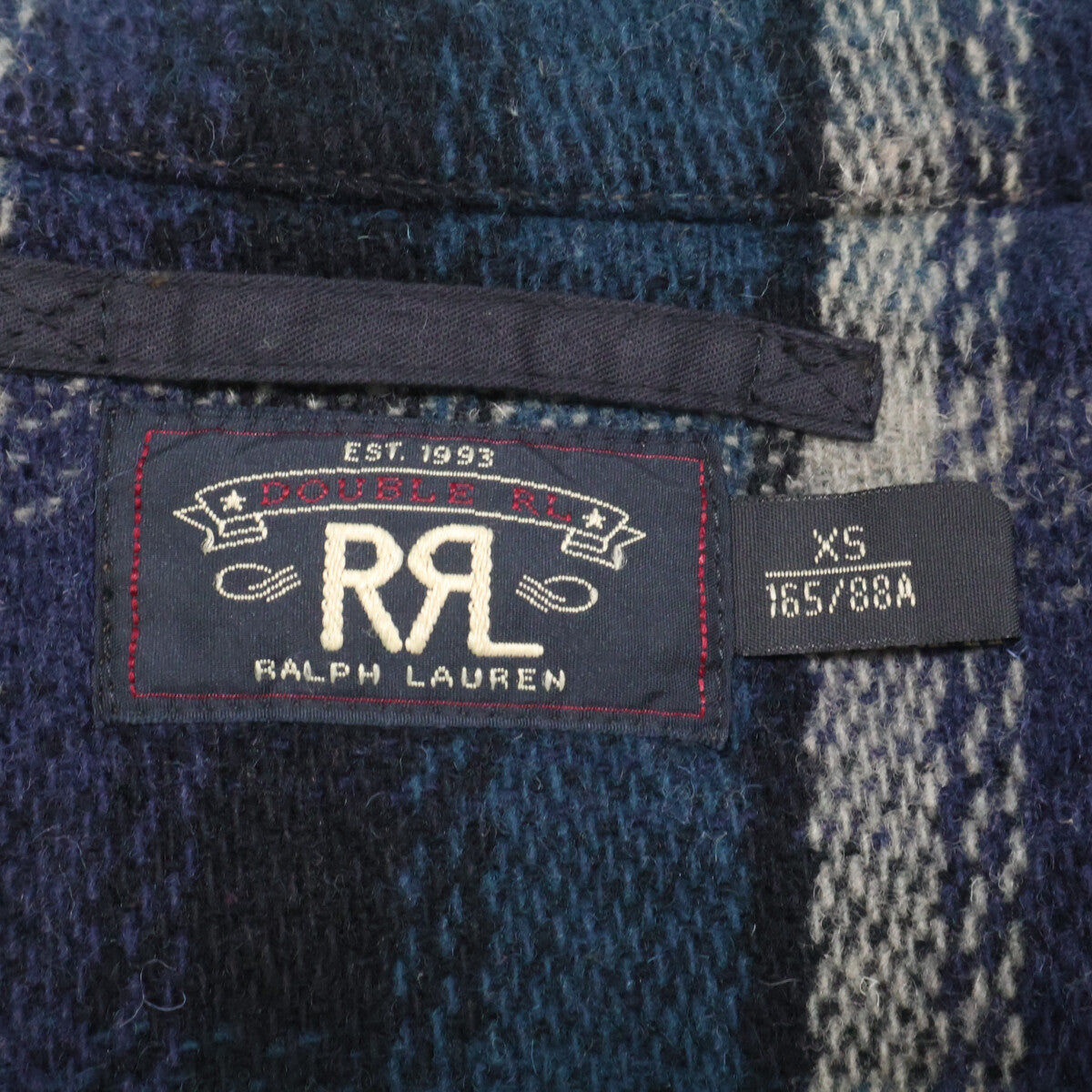 RRL Pawnee Plaid Talon Zip Sport Jacket Green Size XS