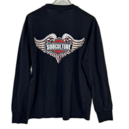SC Subculture FW23 Feather Emblem Long Sleeve T-Shirt Size 1