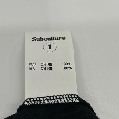 SC Subculture FW23 Feather Emblem Long Sleeve T-Shirt Size 1