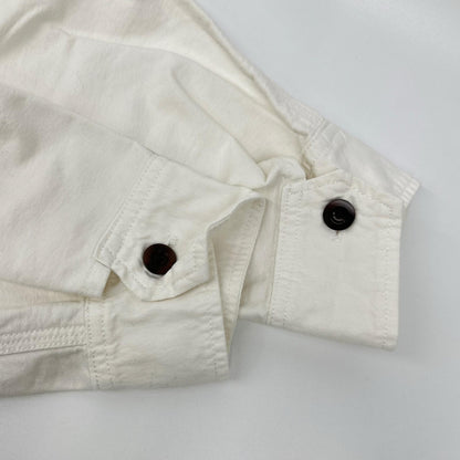 SASSAFRAS White Gardener Long Sleeve Shirt Size S