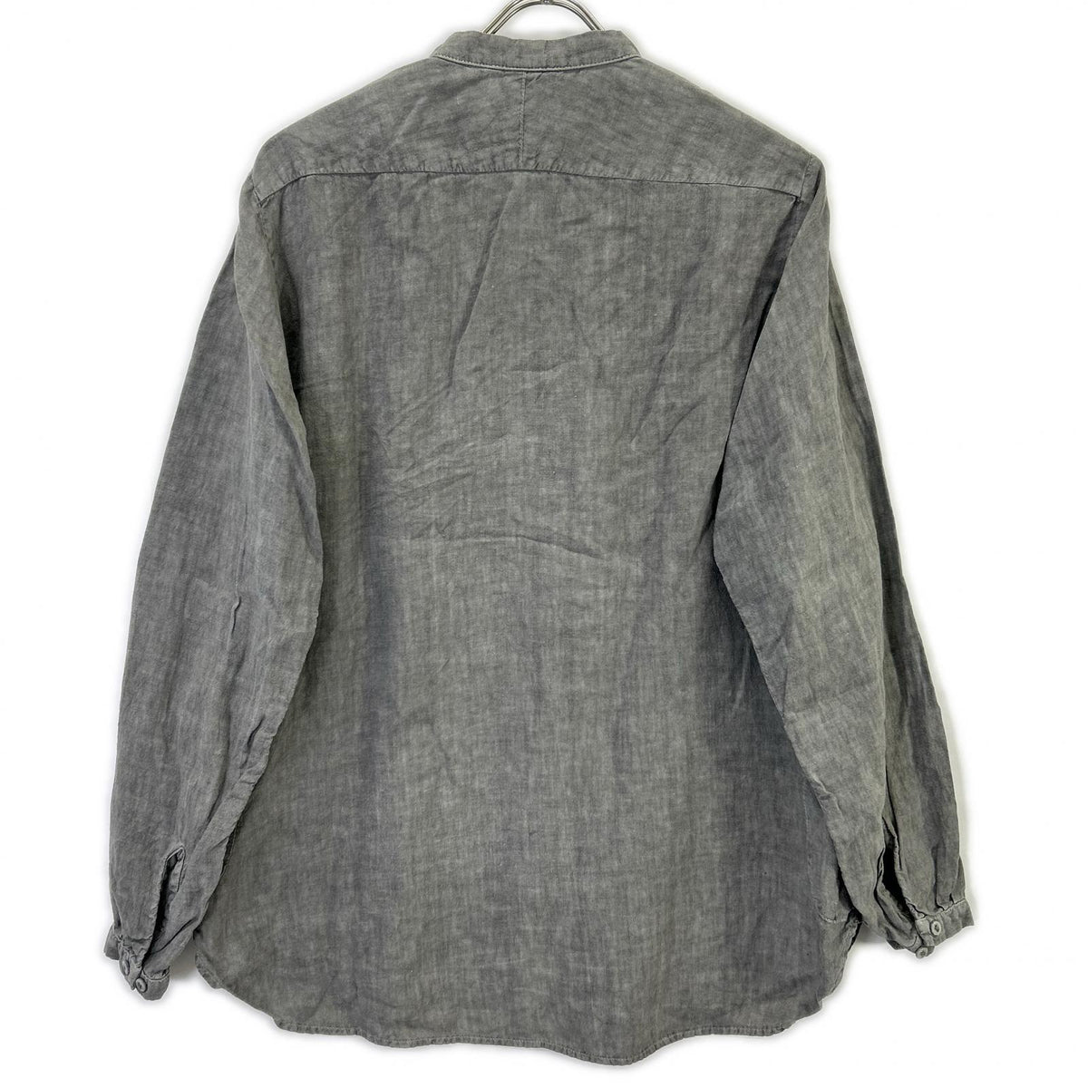 BRUNABOINNE Sumi-zome Stand Collar Overshirt Jacket Size M
