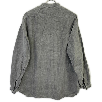 BRUNABOINNE Sumi-zome Stand Collar Overshirt Jacket Size M