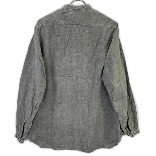 BRUNABOINNE Sumi-zome Stand Collar Overshirt Jacket Size M