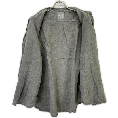 BRUNABOINNE Sumi-zome Stand Collar Overshirt Jacket Size M