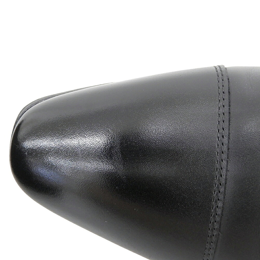 MADRAS Black Cap Toe Oxford Leather Dress Shoes Size 25.0