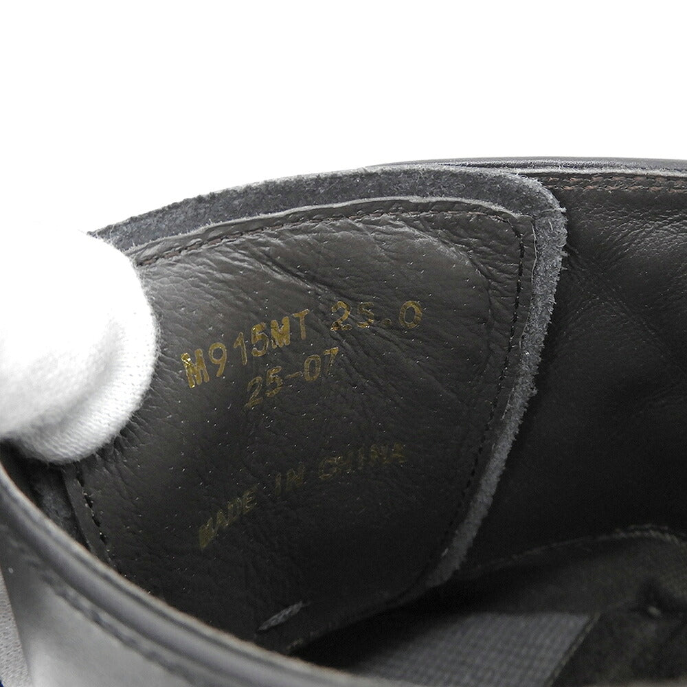 MADRAS Black Cap Toe Oxford Leather Dress Shoes Size 25.0