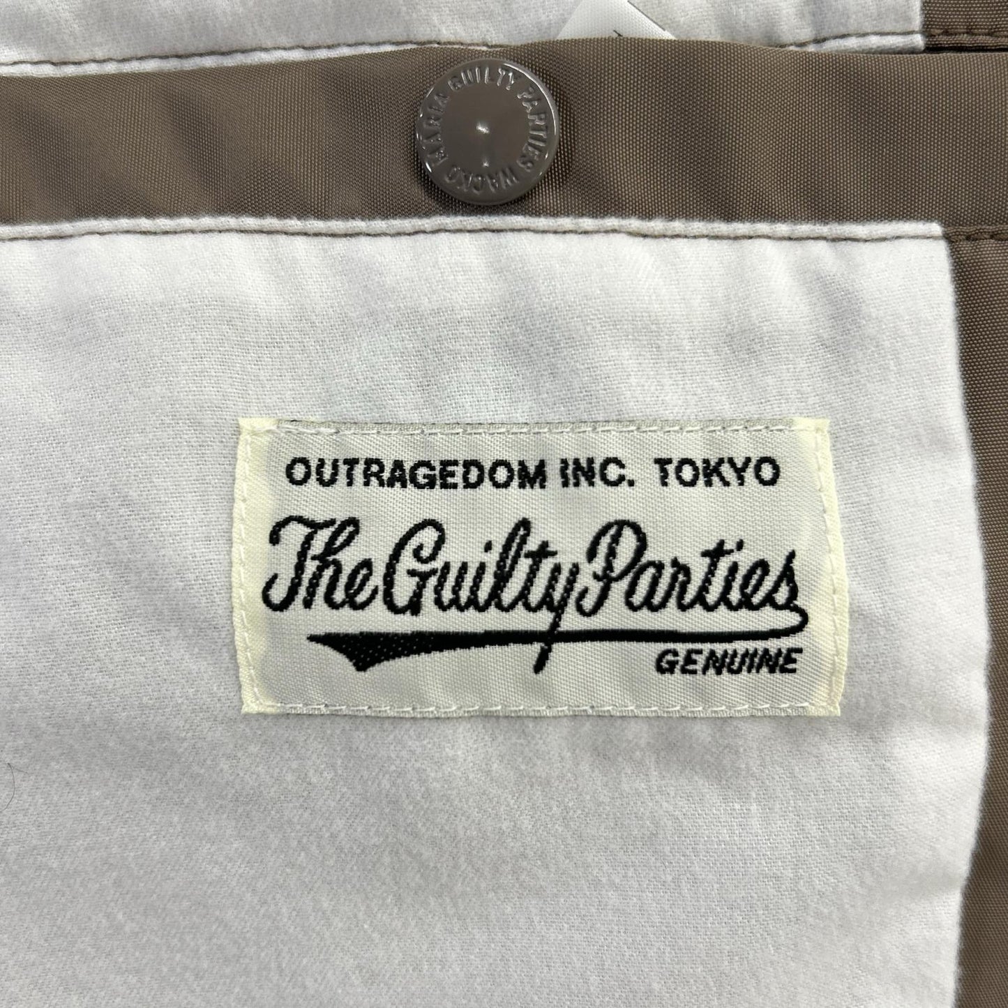 McGREGOR WACKO MARIA Beige Drizzler Jacket Size S