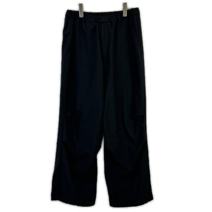 LAD MUSICIAN 24SS Polyester Over Wide Pants Black