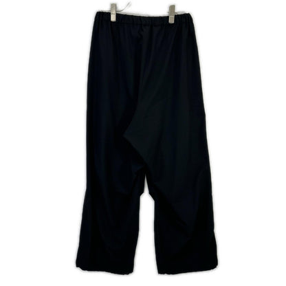 LAD MUSICIAN 24SS Polyester Over Wide Pants Black