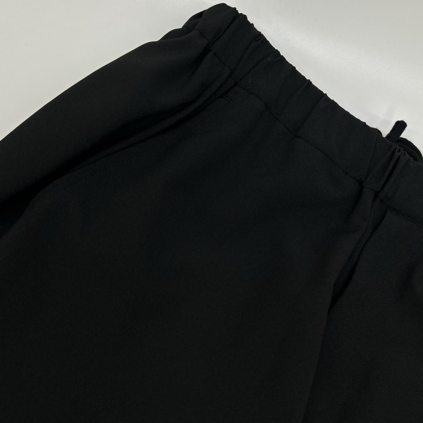 LAD MUSICIAN 24SS Polyester Over Wide Pants Black