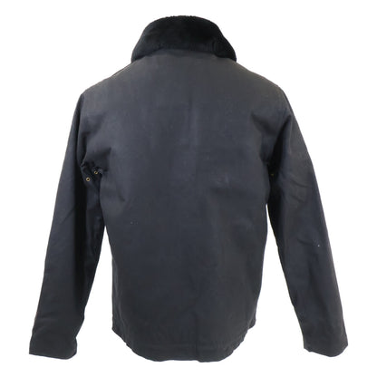 DEHEN N-1 Oiled Cotton Deck Jacket Black Size M