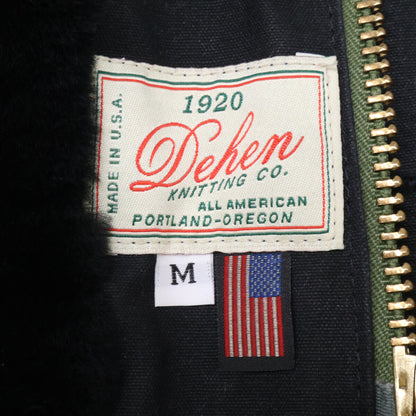 DEHEN N-1 Oiled Cotton Deck Jacket Black Size M