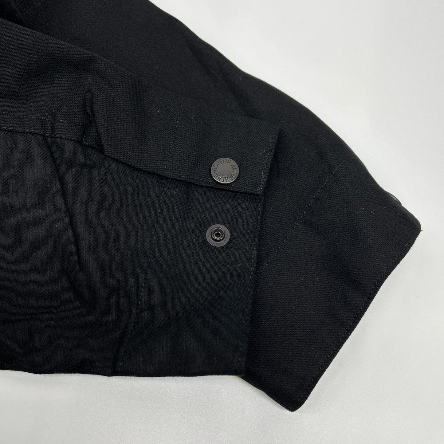 GO HEMP Valley Wappen Coach Jacket Black Size M