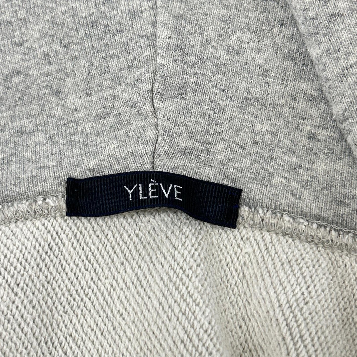 YLEVE Organic Cotton Sun Faded Hoodie Gray Size 5