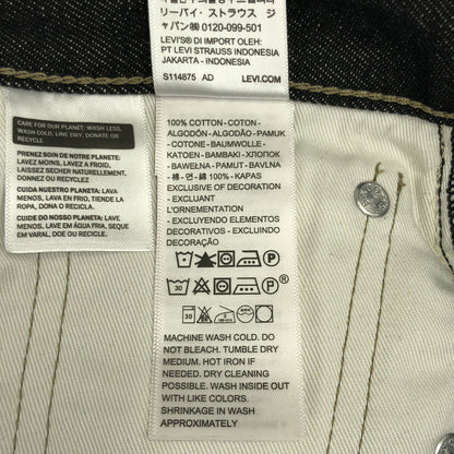 LEVI'S Premium Black 501 Denim Jeans Size 28/34
