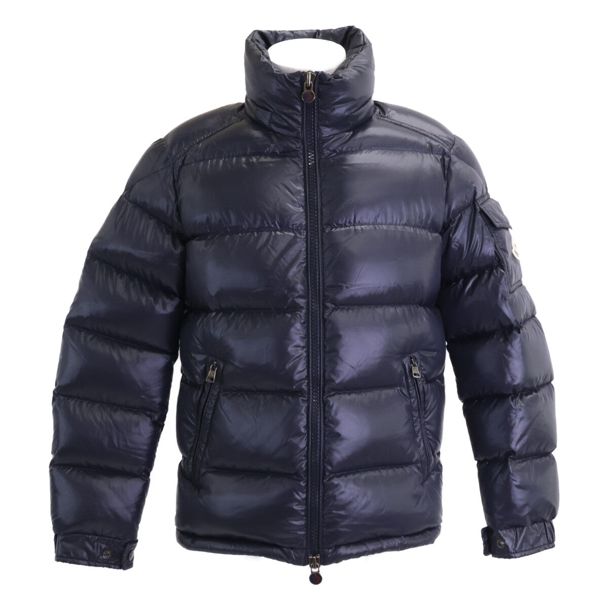 MONCLER Maya Nylon Down Jacket Navy Size 1