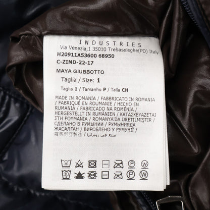 MONCLER Maya Nylon Down Jacket Navy Size 1