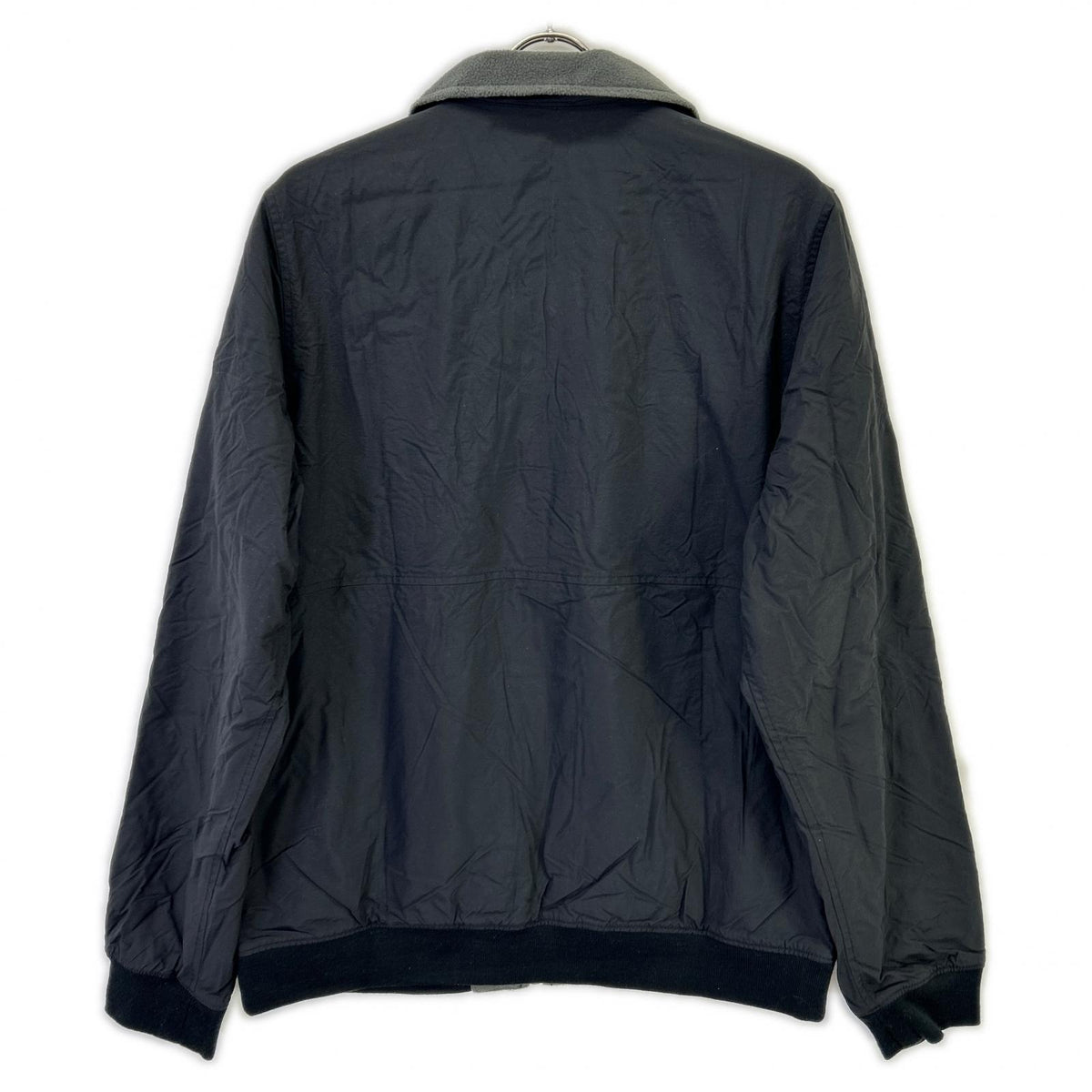 L.L.Bean Nylon Reversible Warm-Up Jacket Black Size M