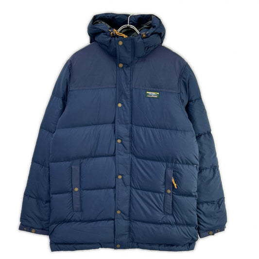 L.L.Bean Japan Fit Mountain Classic Down Parka Navy Jacket Size L