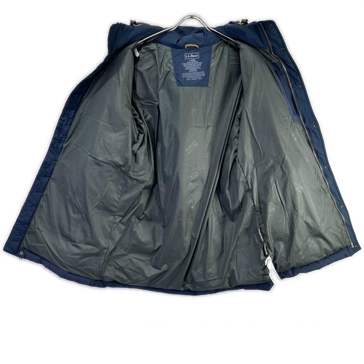 L.L.Bean Japan Fit Mountain Classic Down Parka Navy Jacket Size L