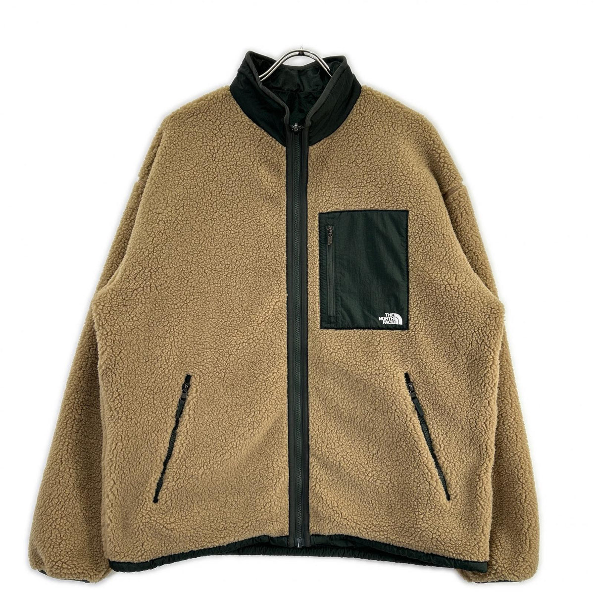 THE NORTH FACE Reversible Extreme Pile Jacket Khaki Size L