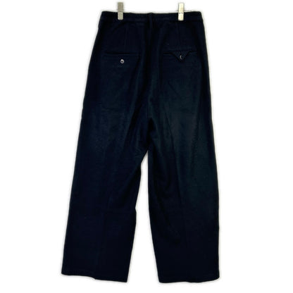 ANCELLM 25AW Wool Wide Easy Tuck Black Size 2