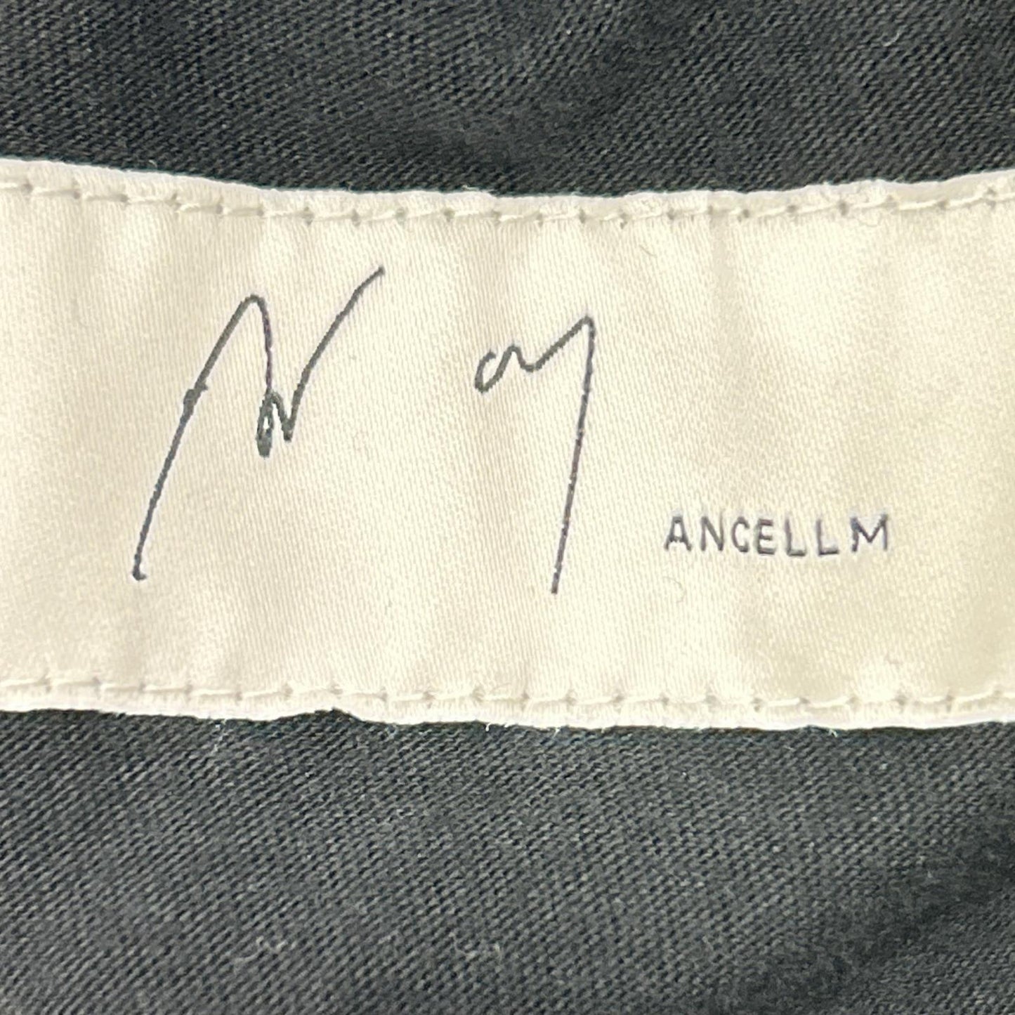ANCELLM 25AW Wool Wide Easy Tuck Black Size 2