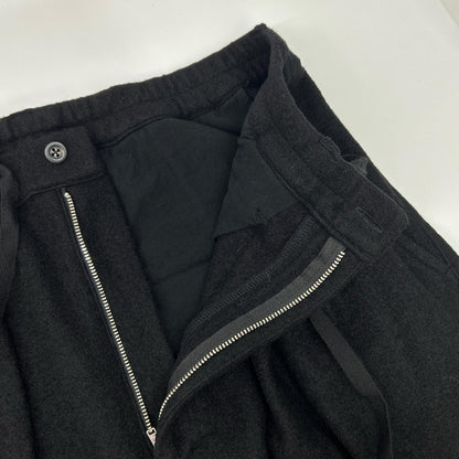 ANCELLM 25AW Wool Wide Easy Tuck Black Size 2